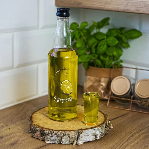 Butelka 500 ml z zakrętką, nadruk „Cytrynówka", 1 szt. - 7