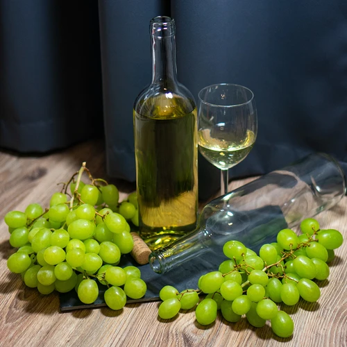 Butelka Biała na wino 0,75 L - zgrzewka 8 szt. - 4