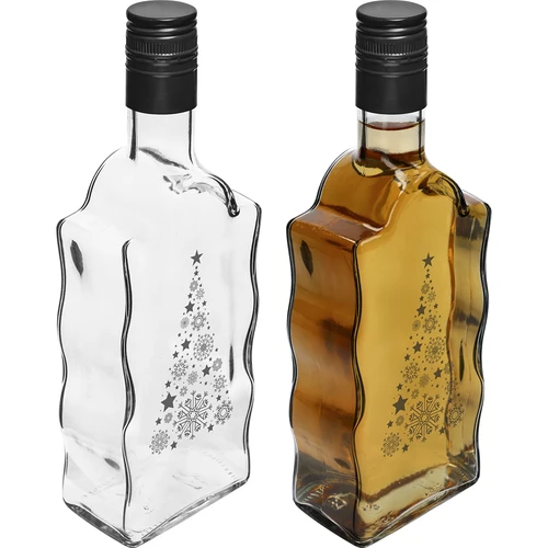 Butelka Klasztorna 500 ml z zakrętką, nadruk „Choinka", 1 szt. - 3