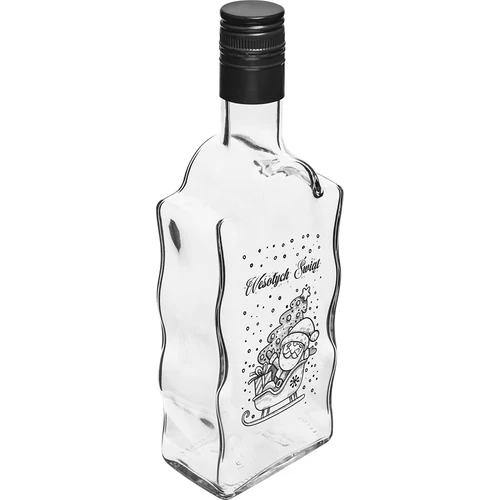 Butelka Klasztorna 500 ml z zakrętką, nadruk „Mikołaj", 1 szt.