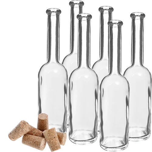 Butelka na nalewkę 100 ml 6 szt.+ 6 korków - 3
