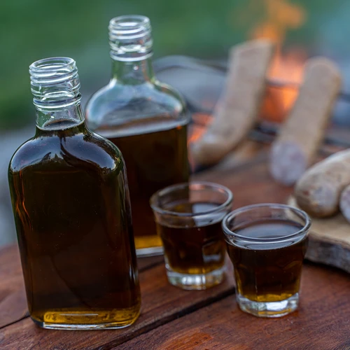 Butelka na nalewki piersiówka z zakr 200 ml 10 szt - 8