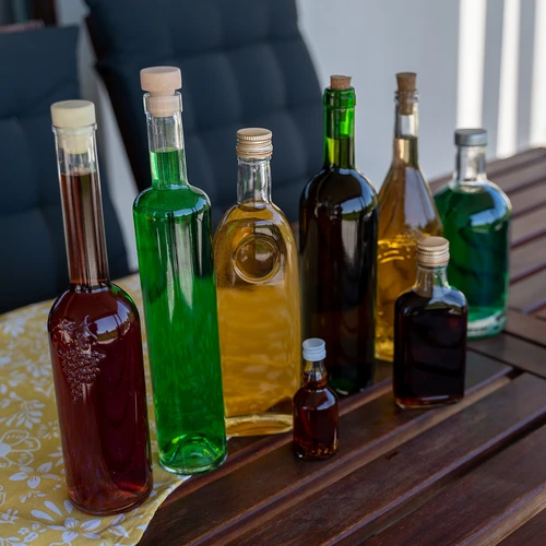 Butelka na nalewki piersiówka z zakr 200 ml 10 szt - 11