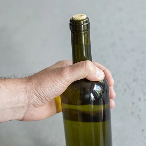 Butelka oliwkowa na wino 0,75 L - zgrzewka 8 szt. - 8