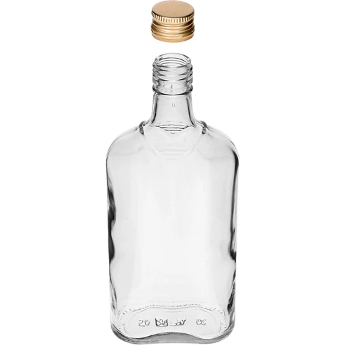 Butelka Piersiówka 500 ml z zakrętką, 6 szt. - 6