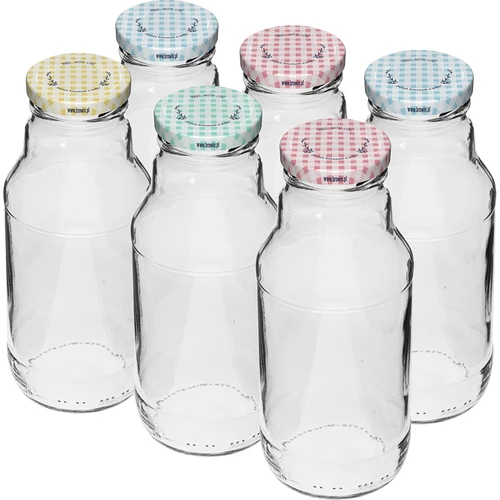 Butelka TO na sok 330 ml z zakrętką fi 43 - 6 szt.