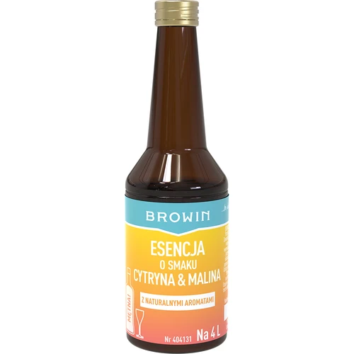 Citrinų ir aviečių skonio esencija – 40 ml, skirta 4 l
