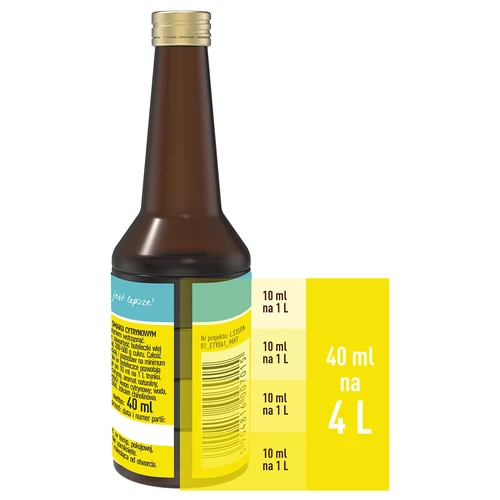 Citrininio skonio esencija su natūraliu aromatu, skirta 4 L alkoholio - 40 ml - 5