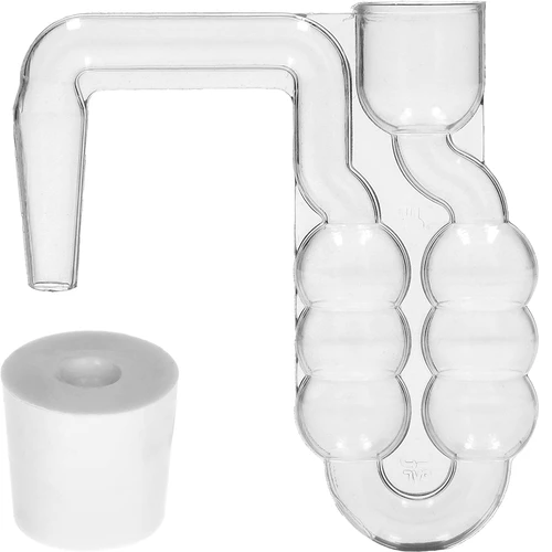 Dama 5 l su kamščiu, horizontaliu fermentacijos vamzdeliu ir užsukamu dangteliu - 7