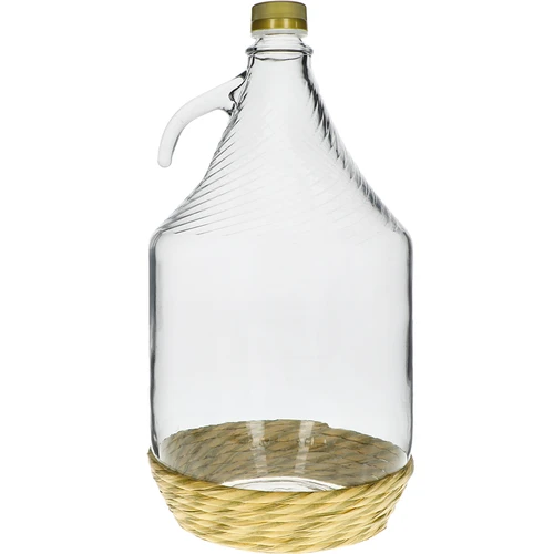 Damadžana Dama 5L su pintu apvalkalu, su užsukamu dangteliu - 2