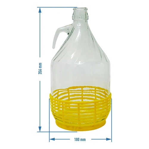 Damadžanas Dama 5 L su stikline rankena - 2