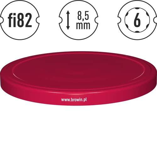 Dangtelis fi 82/6, bordo - 10 vnt. - 4