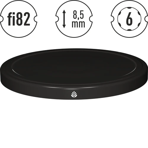 Dangtelis fi 82/6, juodas - 10 vnt. - 4