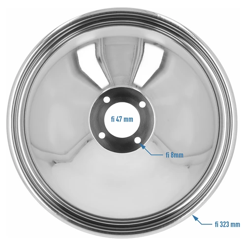 Dangtis convex 18L plieniniam indui - 4