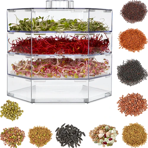 Daugiaaukštė daigyklė Niezłe Ziółko + 10 sėklų pakuočių - 2