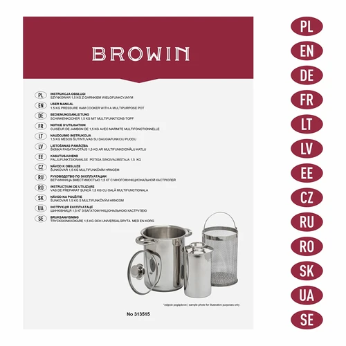 Daugiafunkcis puodas su krepšeliu ir šinkovaru - 12