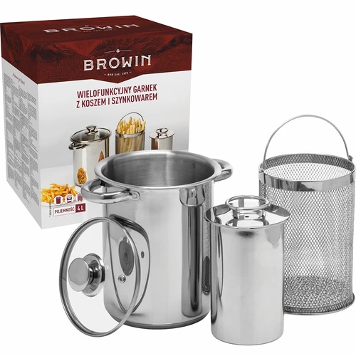 Daugiafunkcis puodas su krepšeliu ir šinkovaru - 8