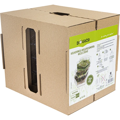 Daugiapakopė daigyklė Niezłe Ziółko su ridikėlių sėklomis - 22