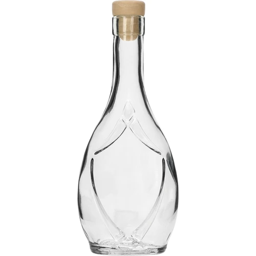 Dekoratyvinis butelis ICONA 250 ml, su kamšteliu-grybuku, 1 vnt.