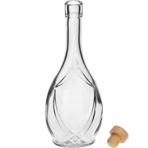 Dekoratyvinis butelis ICONA 500 ml, su „grybuko“ tipo kamščiu, 1 vnt. - 2