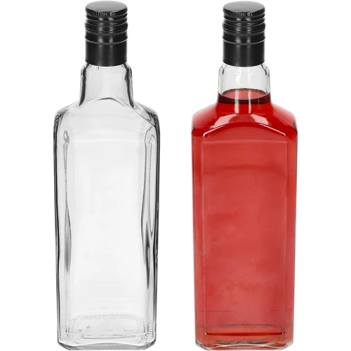 Dekoratyvinis butelis TYNKTURA 0,5 l, su ilgu juodu užsukamu kamšteliu fi 28 mm, 1 vnt. - 3