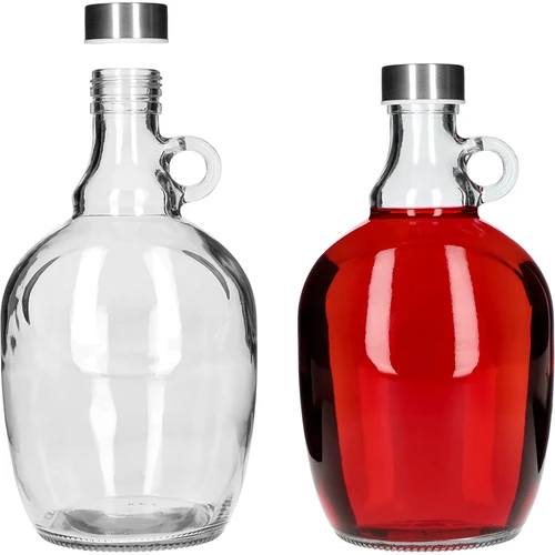 Demižonas Dama 1,5 l, su metaliniu užsukamu dangteliu fi 43 mm ir rankena - 3