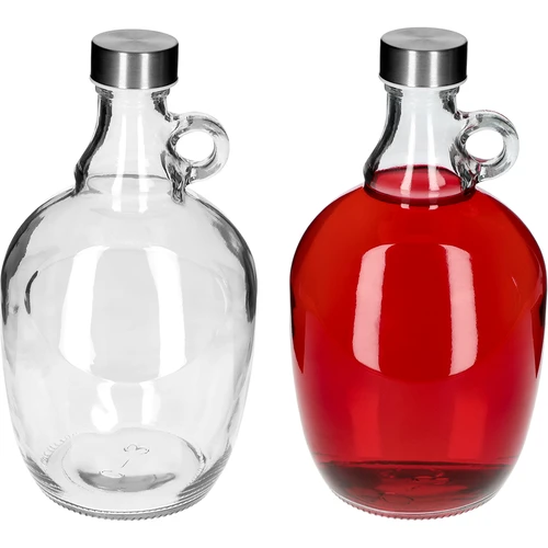 Demižonas Dama 1,5 l, su metaliniu užsukamu dangteliu fi 43 mm ir rankena - 4