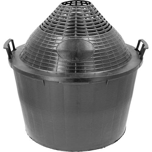 Demižonas vynui 34 L plastikiniame krepšyje - 4