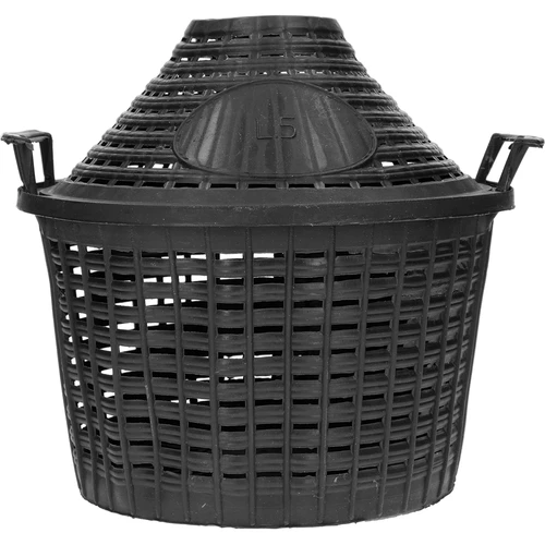 Demižonas vynui 5 l plastikiniame krepšyje - 5