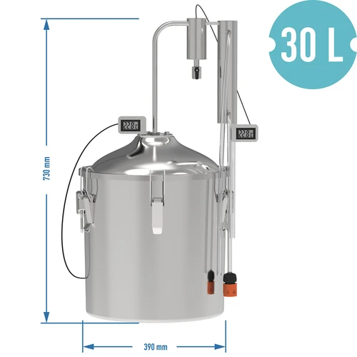 Destylator hawkSTILL 1.0 CONVEX 30L- 1 ODSTOJNIK - 8