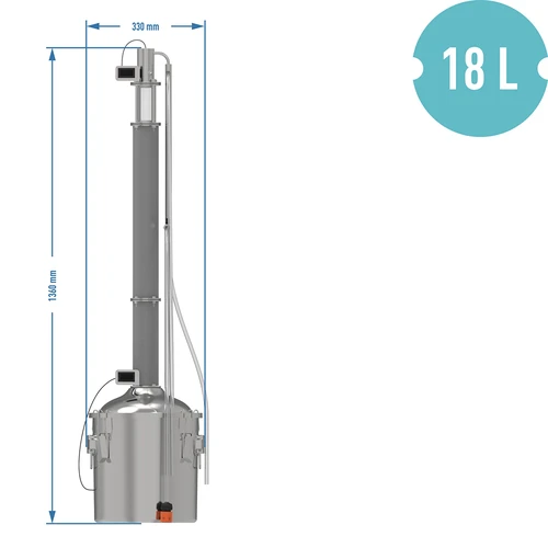 Destylator modułowy Convex 18 L Baldur - 16