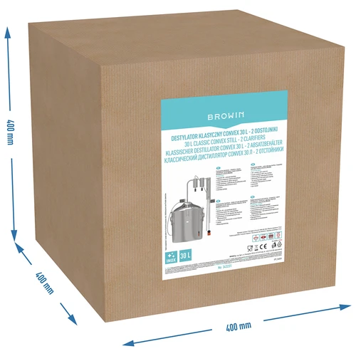 Distiliatorius hawkSTILL 1.0 CONVEX 30 l – 2 atskirtuvai - 10
