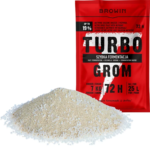Distiliavimo mielės Turbo Grom 72h - 3