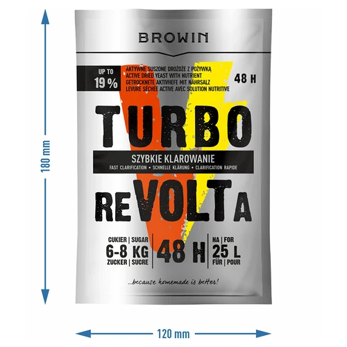 Distiliavimo mielės Turbo reVOLTa 48h - 4