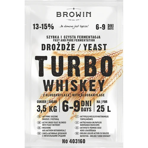 Distiliavimo mielės Turbo Whiskey - 2