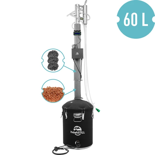 Distiliavimo rinkinys hawkSTILL „Šalti Pirštai” 60 l + Wi-Fi IQ sistema su LCD ekranu - 2