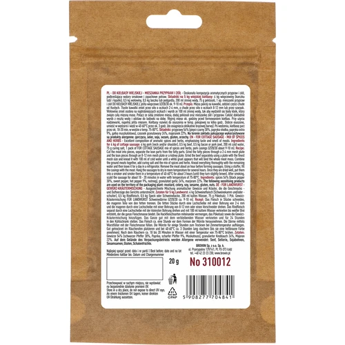 Do kiełbasy wiejskiej, 20g - 2