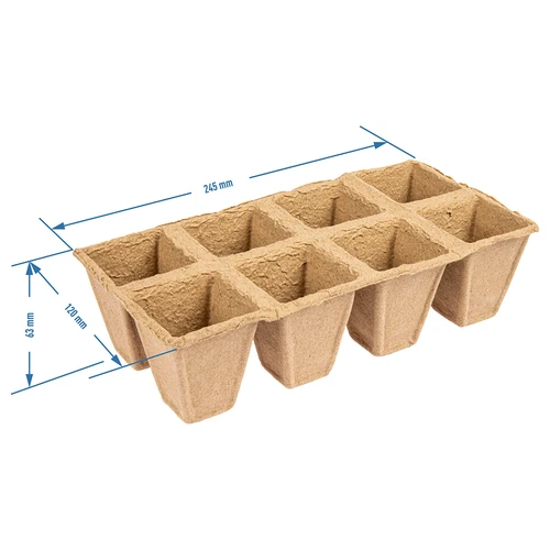 Doniczki papierowe 6 x 6 x 6, zestaw 5 szt. - 4