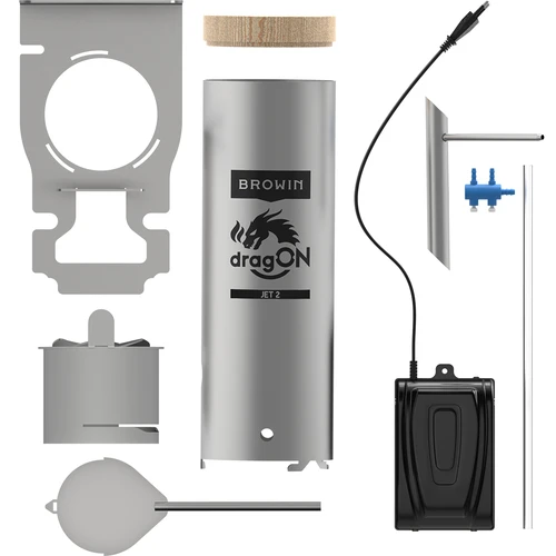 dragON JET 2 dūmų generatorius su pelenų stalčiumi ir orapūte - 6