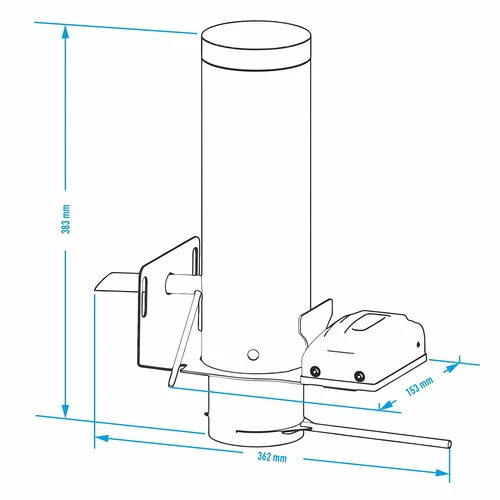 dragON JET 2 dūmų generatorius su pelenų stalčiumi ir orapūte - 8