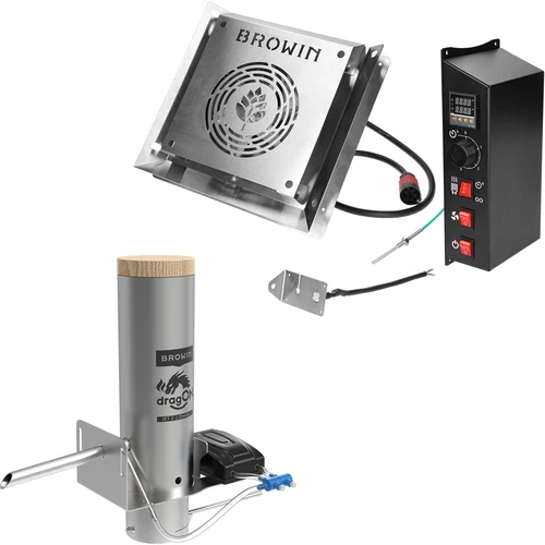 dragON rinkinys rūkyklai - elektriniai moduliai su skaitmeniniu valdikliu ir dūmų generatorius JET 2 LONG