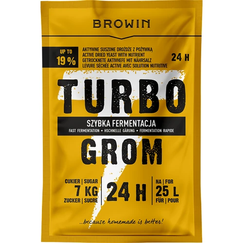 Drożdże gorzelnicze Turbo Grom 24h