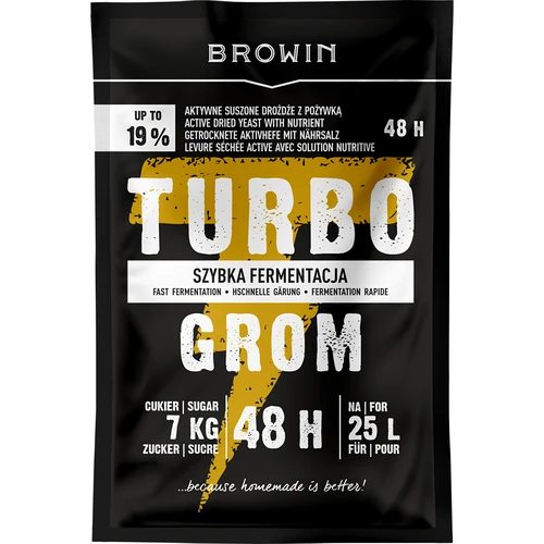 Drożdże gorzelnicze Turbo Grom 48h  - 1 
