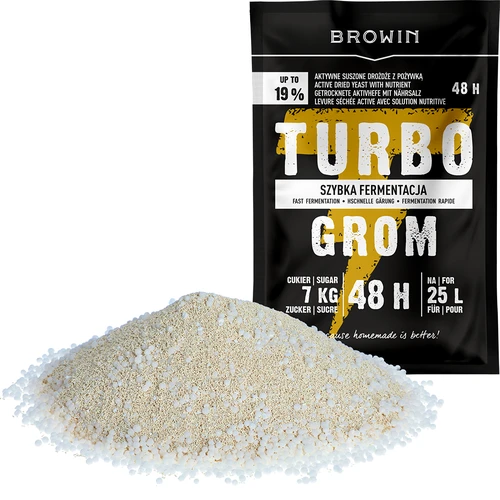 Drożdże gorzelnicze Turbo Grom 48h - 3