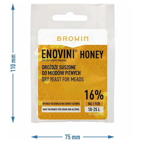 Drożdże winiarskie Enovini® HONEY, 10 g - 3