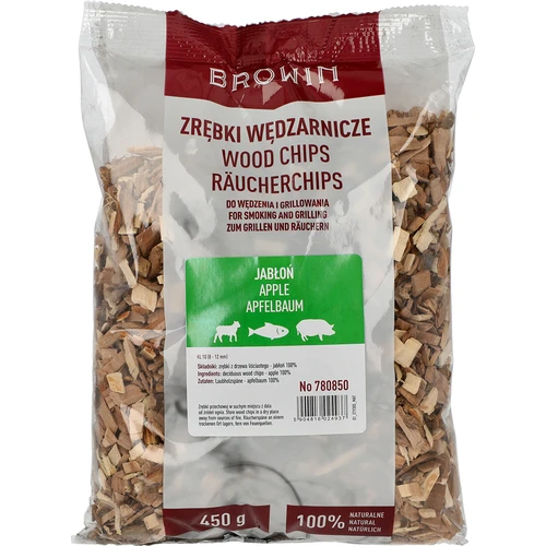 Drožlės rūkymui/griliavimui, obelis, 450 g, kl.10