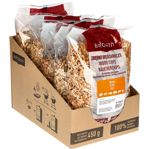 Drožlės rūkymui/grilinimui, alksnis, 450 g, kl. 8 - 2