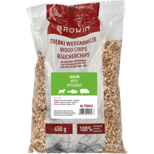 Drožlės rūkymui ir grilinimui, OBELIS – 450 g, 2 kl.
