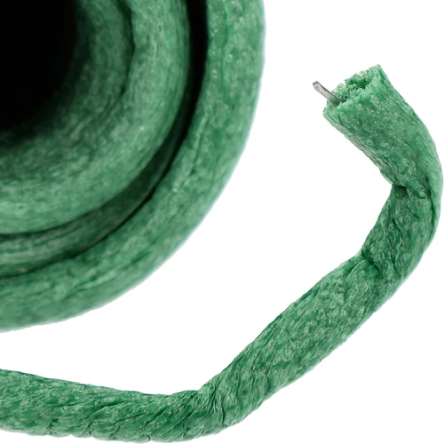 Drut ogrodniczy powlekany gąbką, zielony, 10 m, fi 10mm - 3