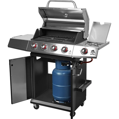 Dujinis grilis dragON BBQ101, 11,7 kW, juodai sidabrinis - 2